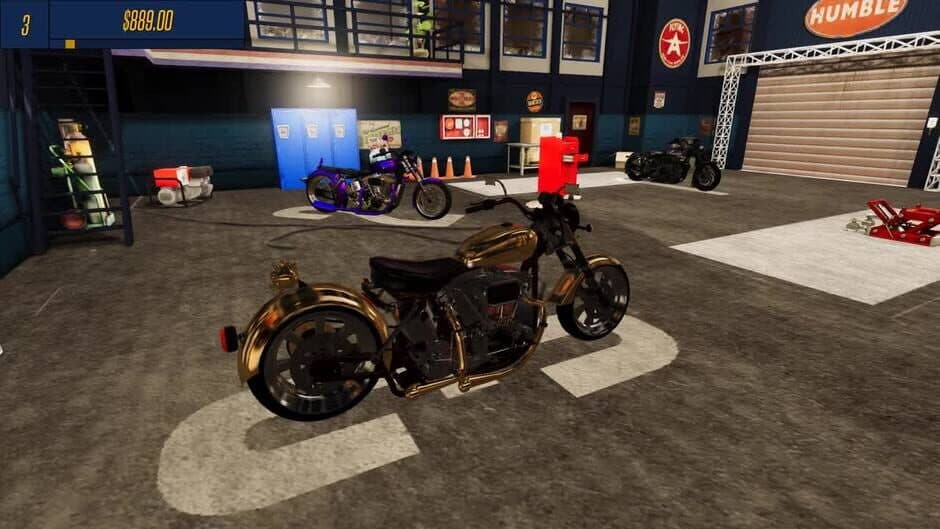 Motorbike Garage Mechanic Simulator