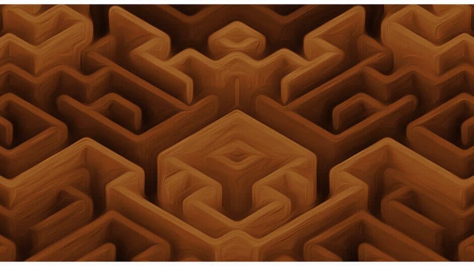 Maze Art: Brown