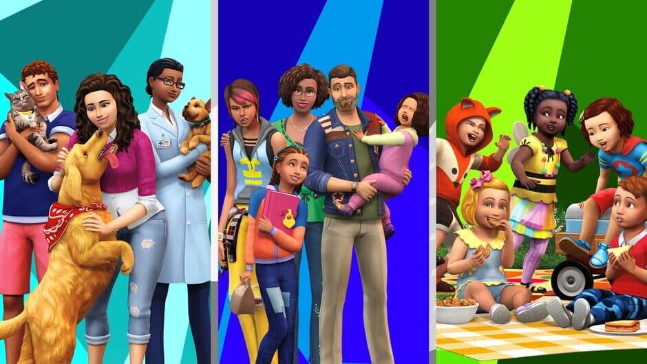 The Sims 4: Cats and Dogs + Parenthood + Toddler Stuff