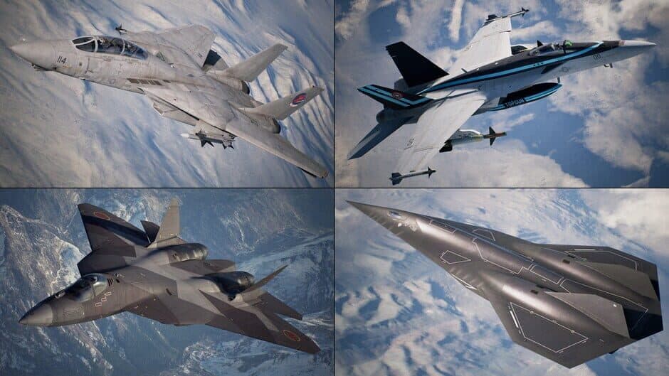 Ace Combat 7: Skies Unknown - Top Gun: Maverick Aircraft Set