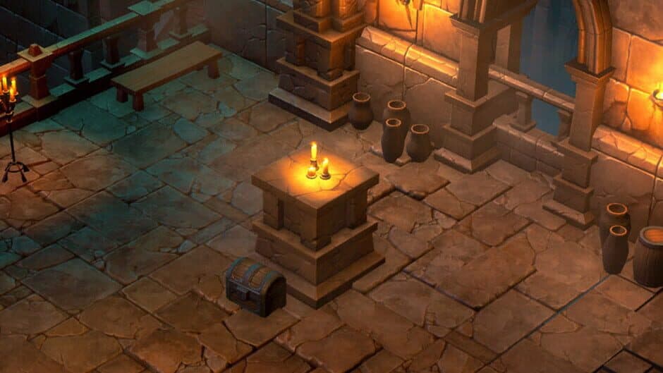 Hidden Dungeon Top-Down 3D