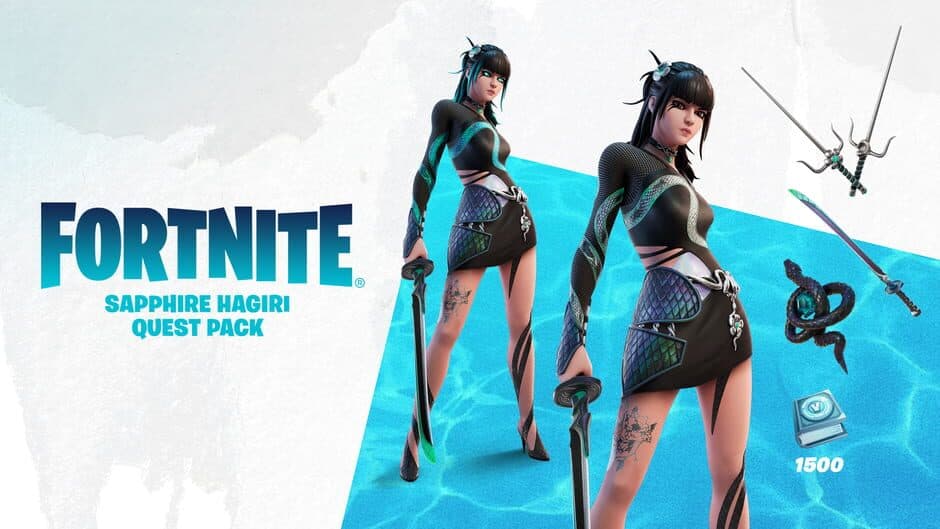 Fortnite - Sapphire Hagiri Quest Pack