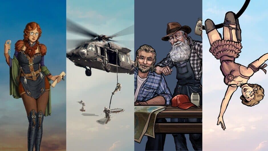 The Amazing American Circus + Moonshine Inc + Heliborne + Crossroads Inn - Klabater