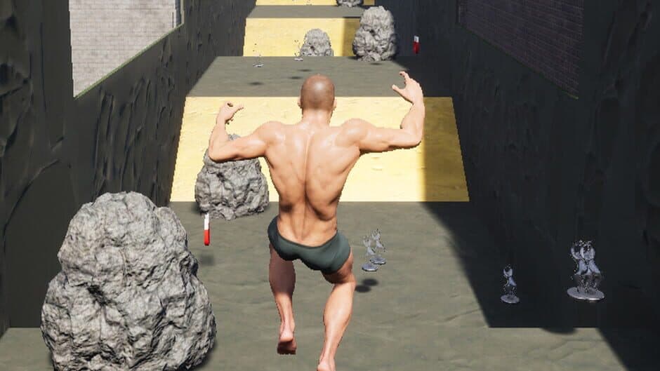 Man Without Clothes Runner