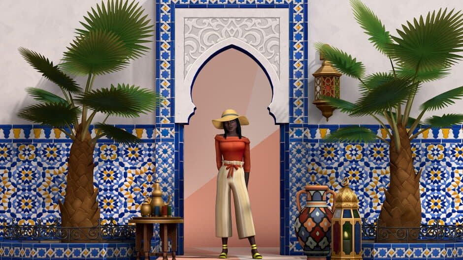 The Sims 4: Courtyard Oasis Kit