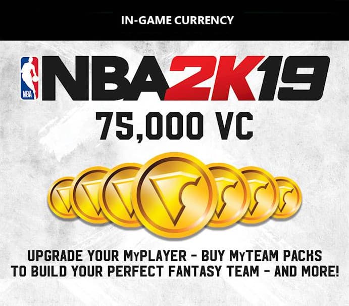 NBA 2K19 - 75,000 VC Pack DLC