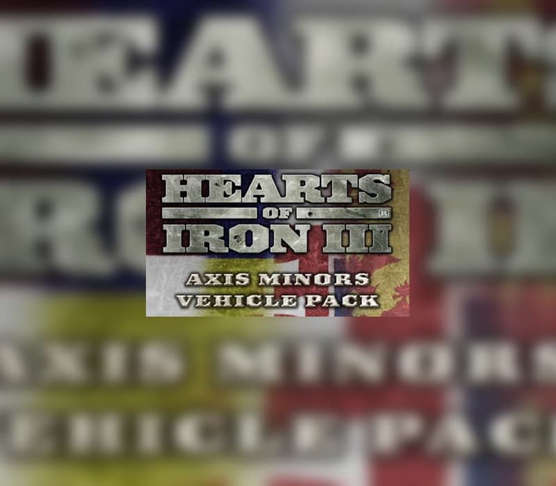 Hearts of Iron III - Axis Minors Vehicle Pack