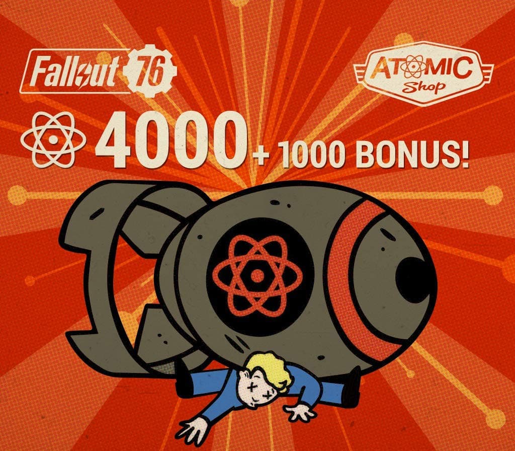 Fallout 76 - 4000 (+1000 Bonus) Atoms