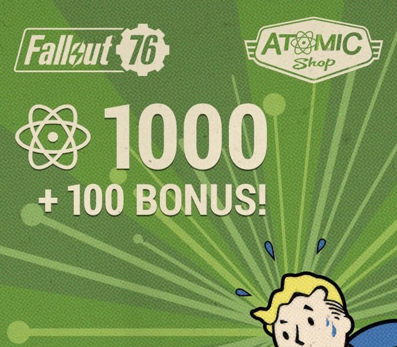 Fallout 76 - 1000 (+100 Bonus) Atoms