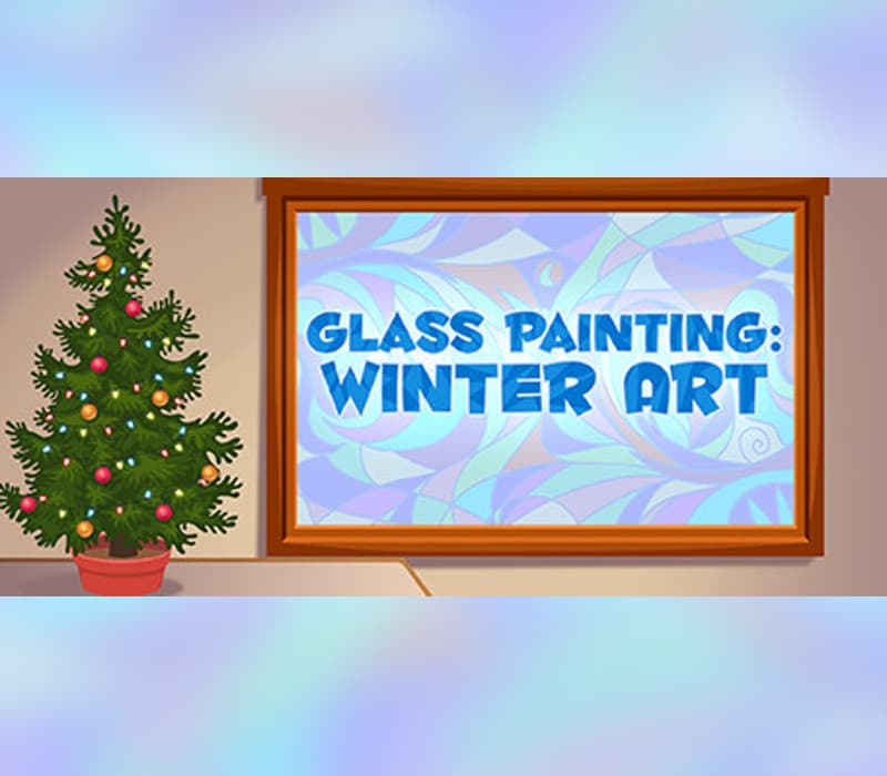Glass Painting: Winter Art