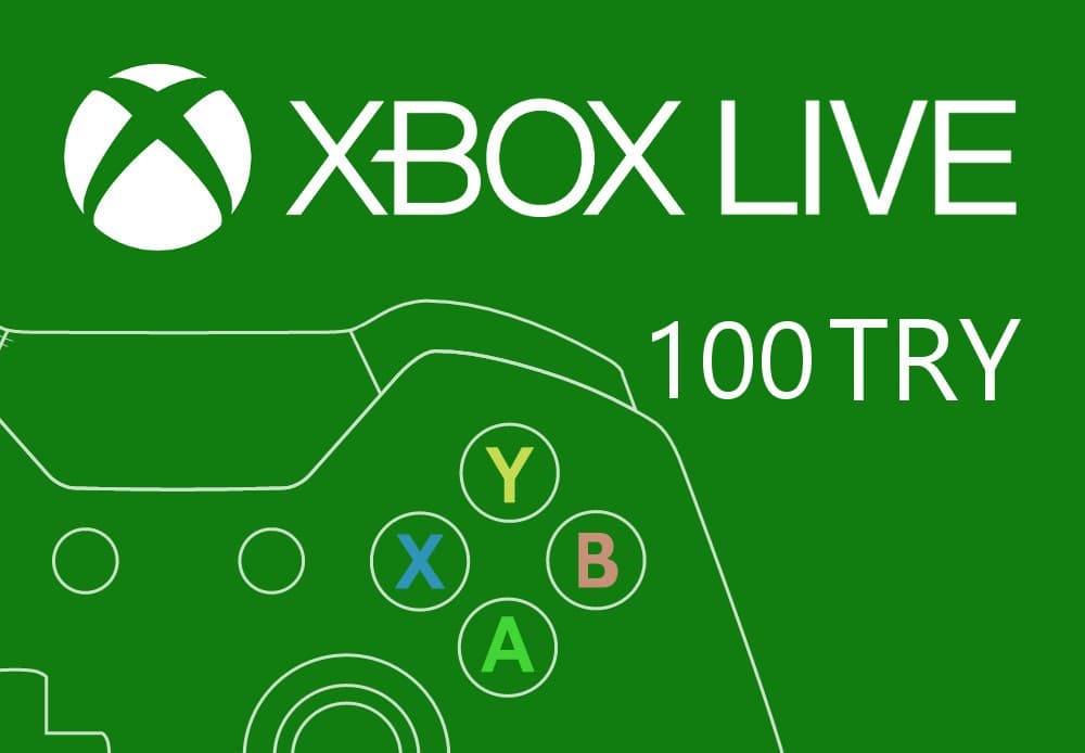 XBOX Live 100 TRY Prepaid Card TR
