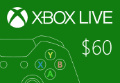 XBOX Live $60 Prepaid Card