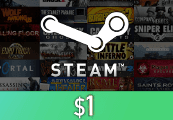 Steam Wallet Card $1 Global Activation