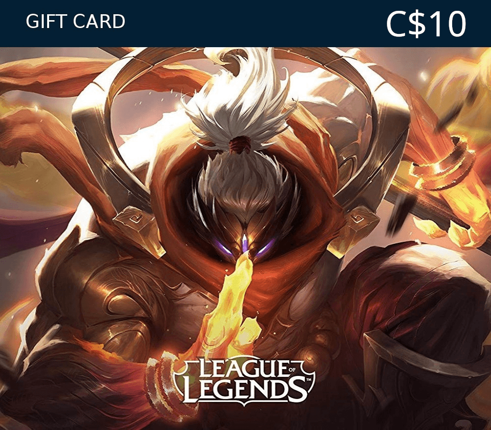 League of Legends C$10 Prepaid RP Card CA