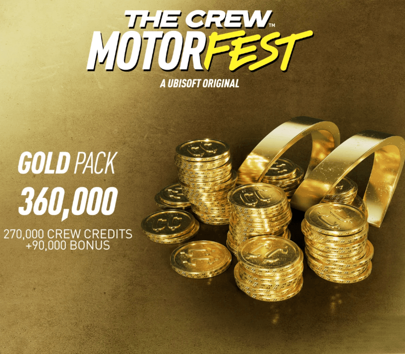 The Crew Motorfest VC Gold Pack - 360,000 Crew Credits DLC