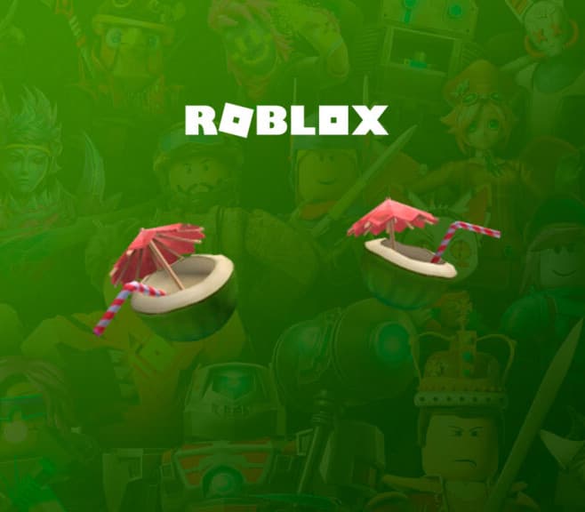 Roblox - Tropical Coconut Pauldrons Skin DLC