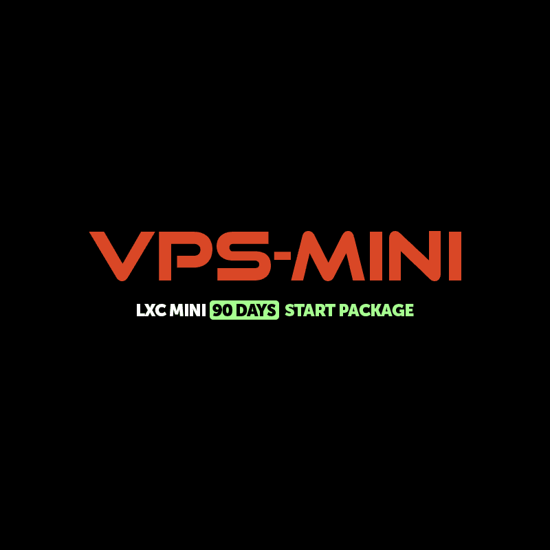 VPS - LXC Mini 90 Days - Start Package