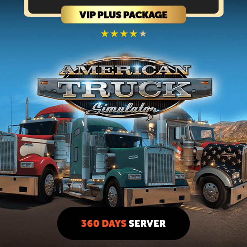 American Truck Simulator 360 days Private Server - VIP Plus Package