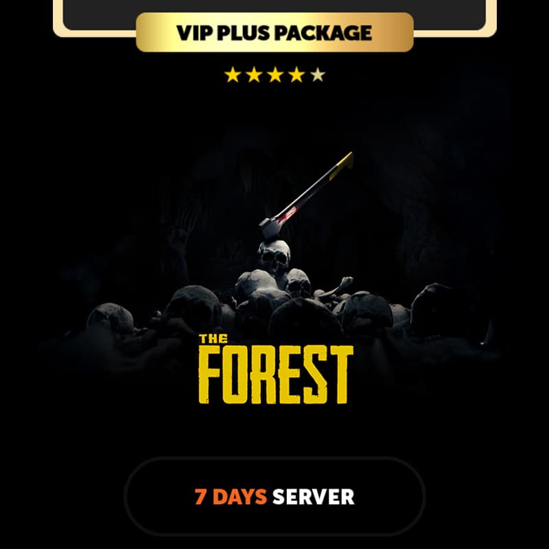 The Forest 7 days Private Server - VIP Plus Package