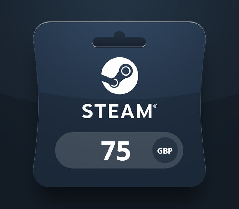 Steam Wallet Card GBP 75 UK Activation