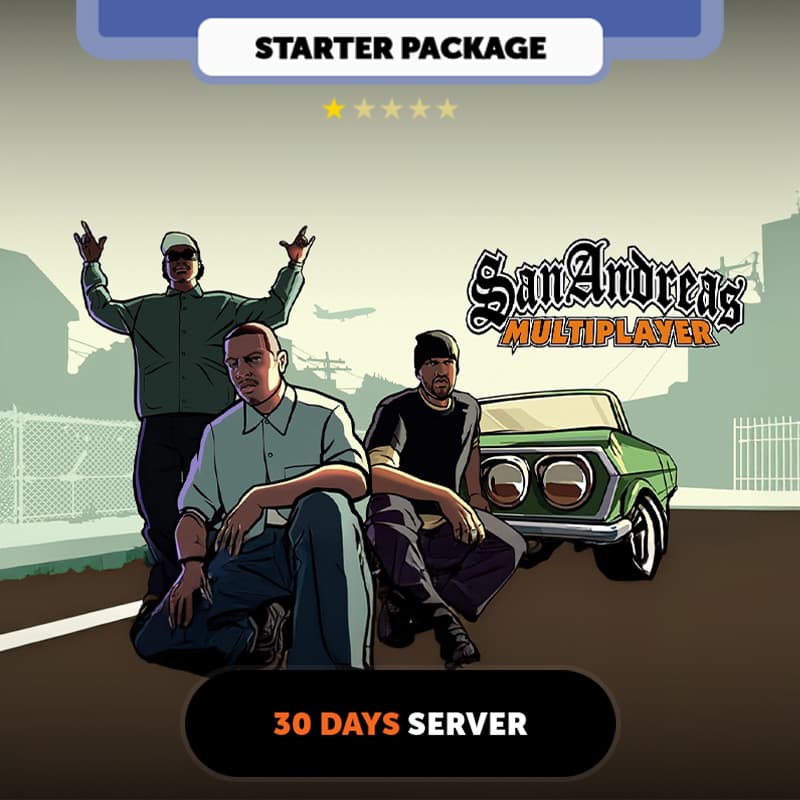 SA-MP 30 days Private Server - Starter Package