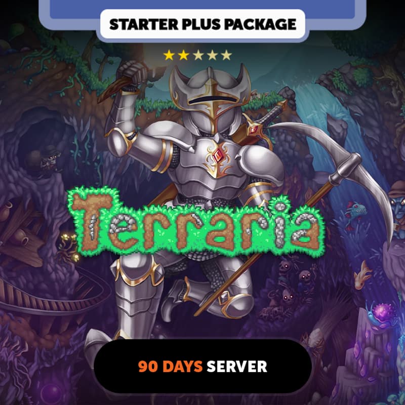 Terraria 90 Days Private server - Starter Plus Package
