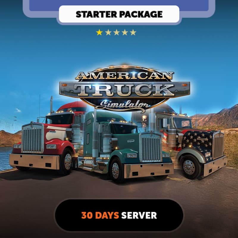 American Truck Simulator 30 days Private Server - Starter Package