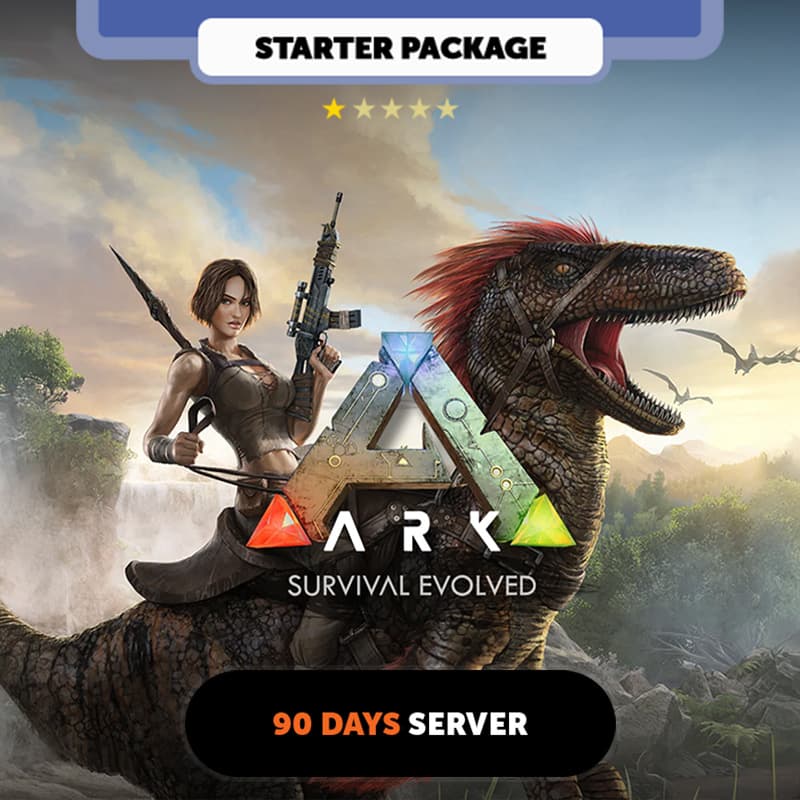 Ark: Survival Evolved 90 days Private Server - Starter Package