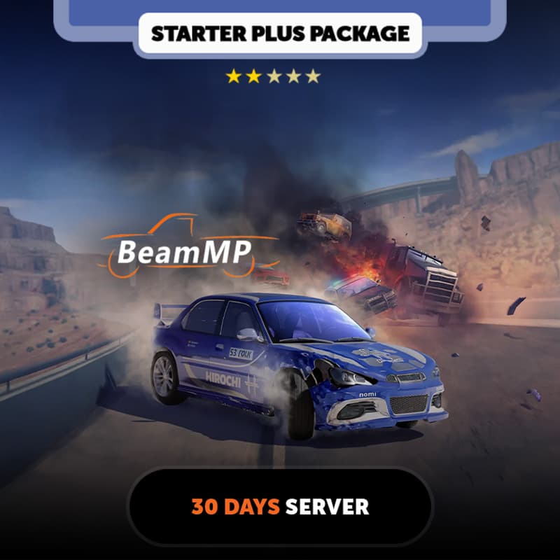 Beam MP 30 days Private Server - Starter Plus Package