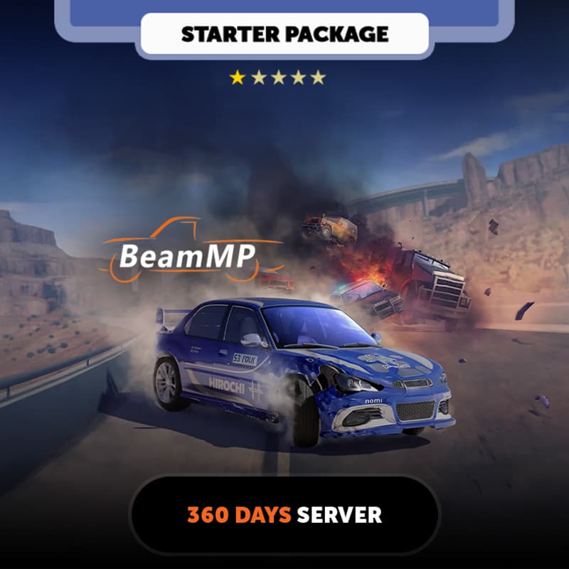 Beam MP 360 days Private Server - Starter Package