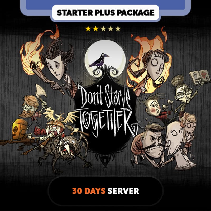 Don't Starve Together 30 days Private Server - Starter Plus Package