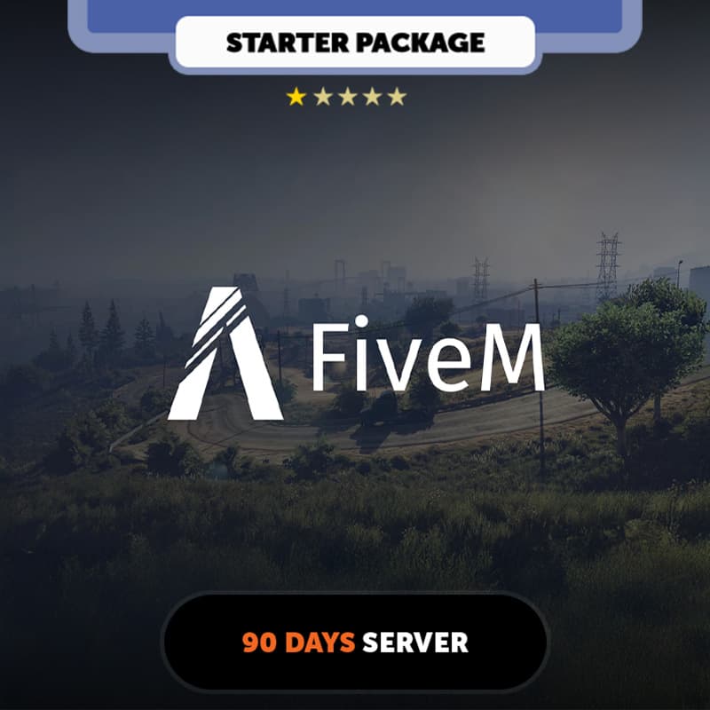 FiveM 90 days Private Server - Starter Package