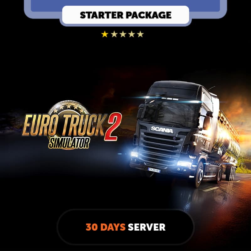Euro Truck Simulator 2, 30 days Private Server - Starter Package