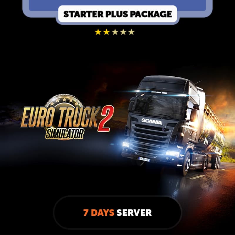 Euro Truck Simulator 2, 7 days Private Server - Starter Plus Package
