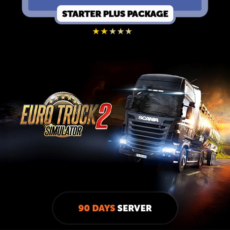 Euro Truck Simulator 2, 90 days Private Server - Starter Plus Package