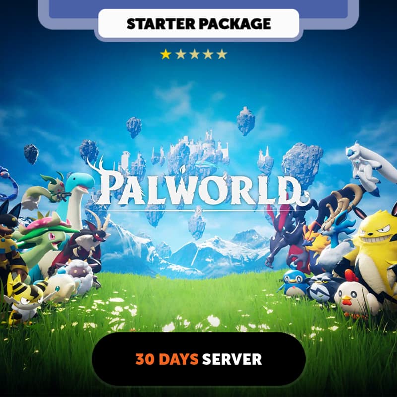 Palworld 30 days Private Server - Starter Package