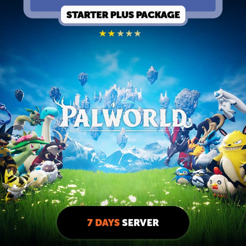 Palworld 7 days Private Server - Starter Plus Package