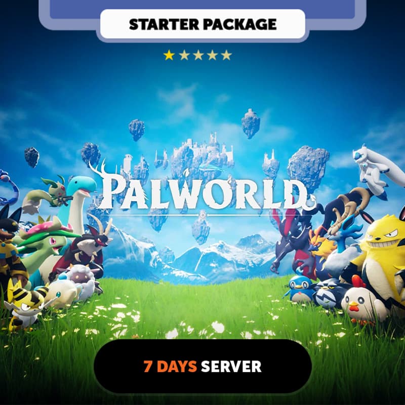 Palworld 7 days Private Server - Starter Package