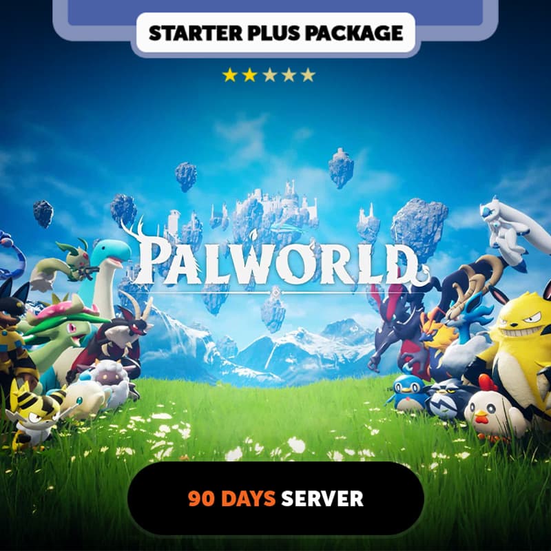 Palworld 90 days Private Server - Starter Plus Package