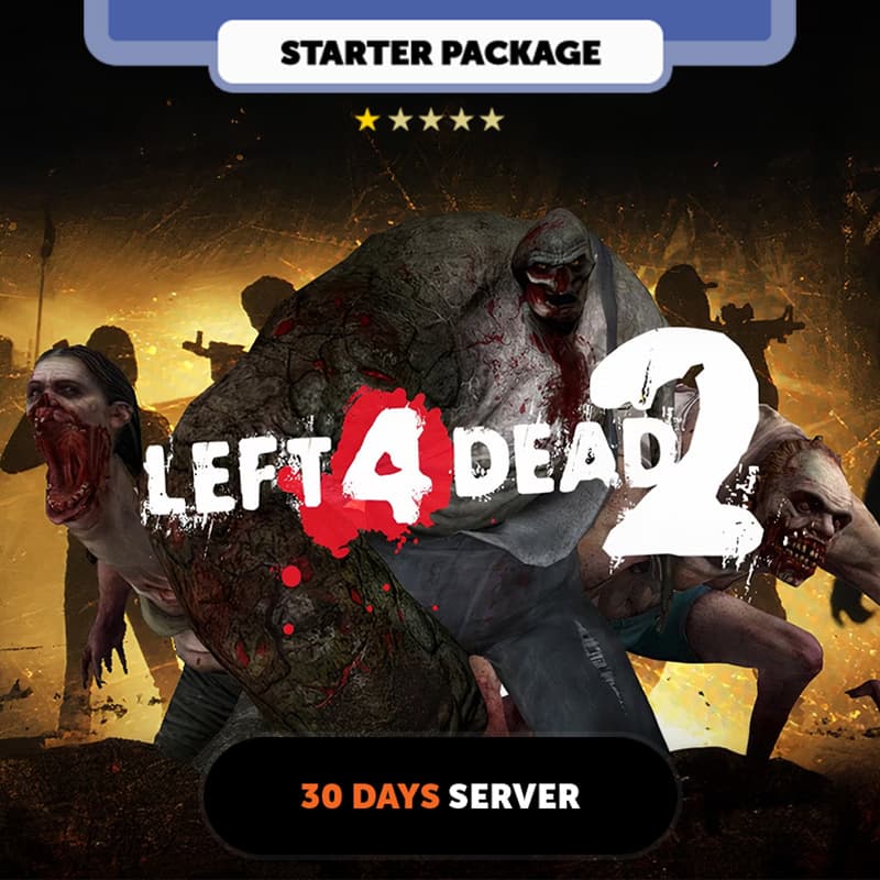 Left 4 Dead 2, 30 days Private Server - Starter Package