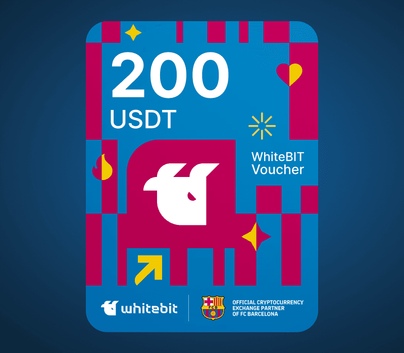 WhiteBIT - FC Barcelona Edition - 200 USDT