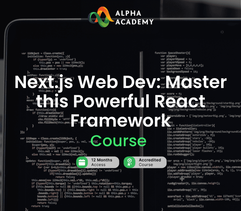 Next.js Web Dev: Master this Powerful React Framework Alpha Academy