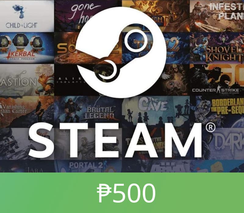 Steam Wallet Card ₱500 PH Activation
