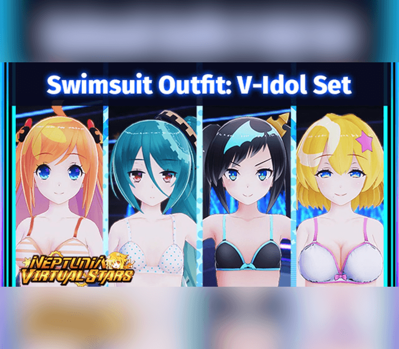Neptunia Virtual Stars - Swimsuit Outfit: V-Idol Set DLC
