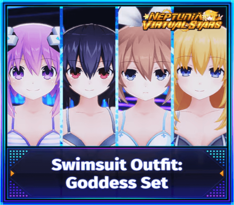 Neptunia Virtual Stars - Swimsuit Outfit: Goddess Set DLC