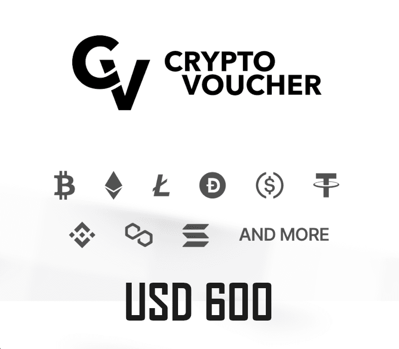 CRYPTO VOUCHER 600 USD