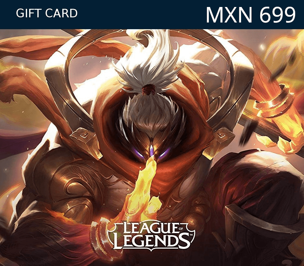League of Legends 699 MXN Prepaid RP Card MX