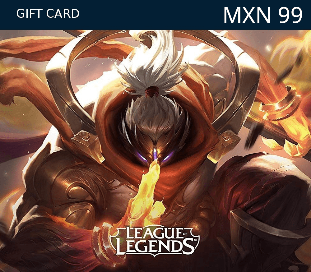 League of Legends 99 MXN Prepaid RP Card MX