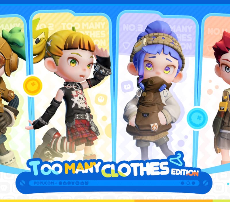 POPUCOM Too Many Clothes