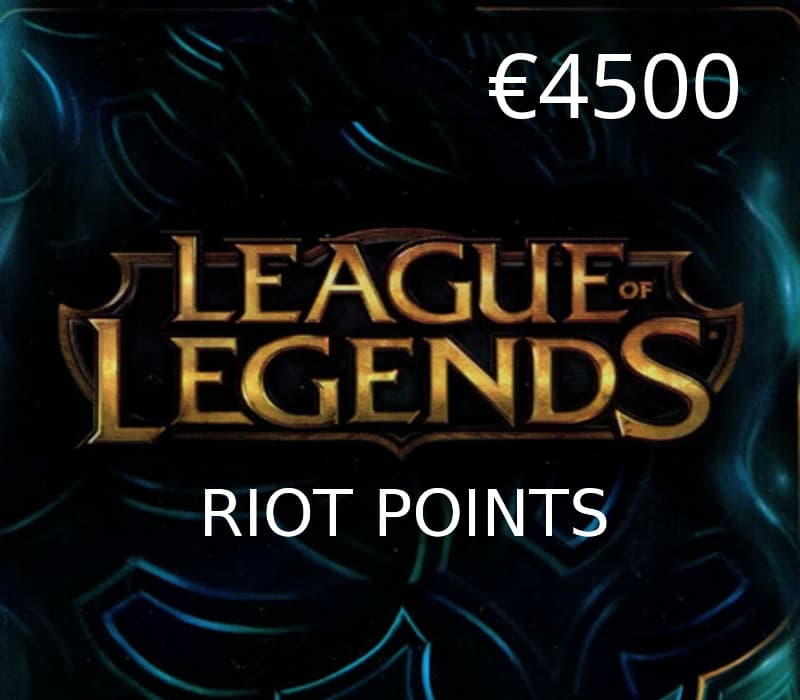 League of Legends 4500 RP Prepaid Card
